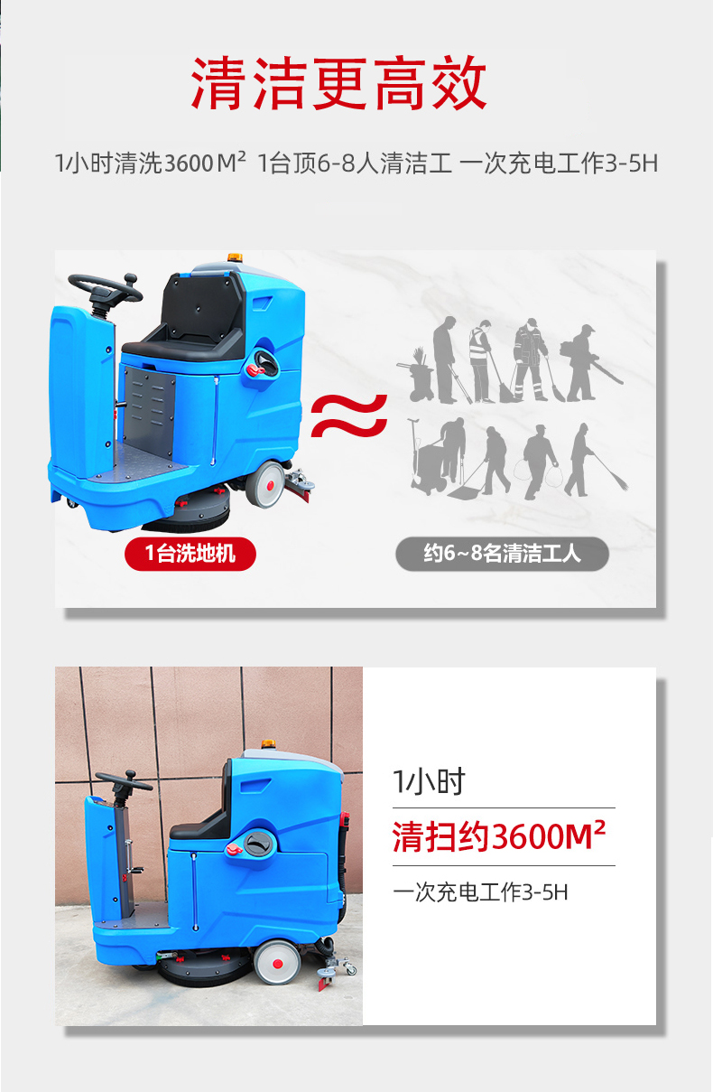 钦州驾驶式洗地机更适合用在高铁站